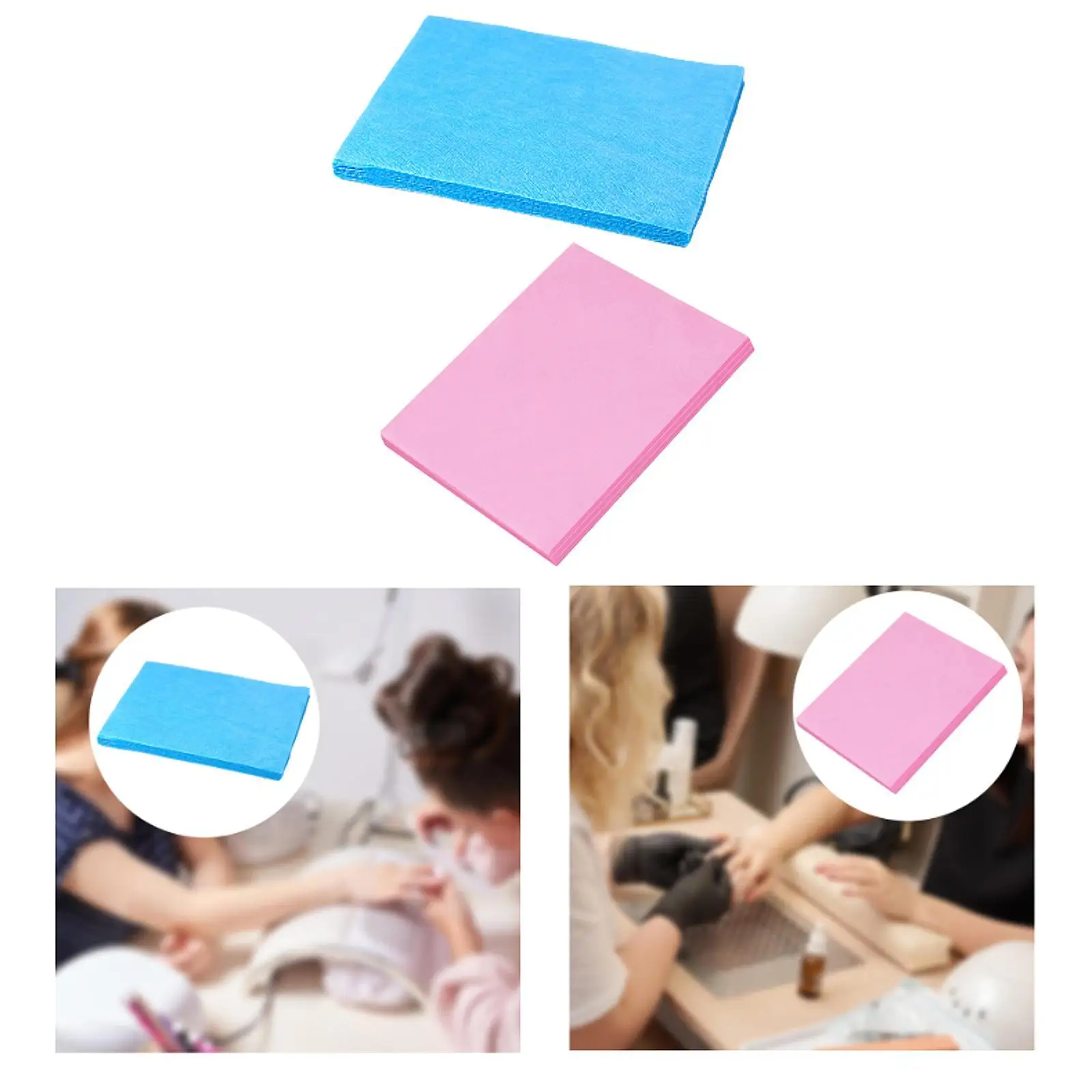 100Pcs Nail Dust Collector Paper Sheets Nail Filter Pack for Manicure Shop