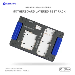 MJ iSocket Logical board Upper Lower Frame Tester for iPhone 11 12 13 14 15 Pro Max Motherboard Function Testing Fixture