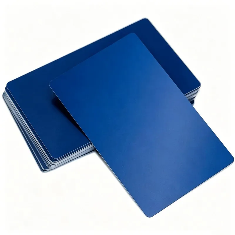 12 pcs 45mm Thin Lightweight.45mm 0.45mm Aluminum Cards, great for DIY Engraving Projects, Durable Scratch Resistant