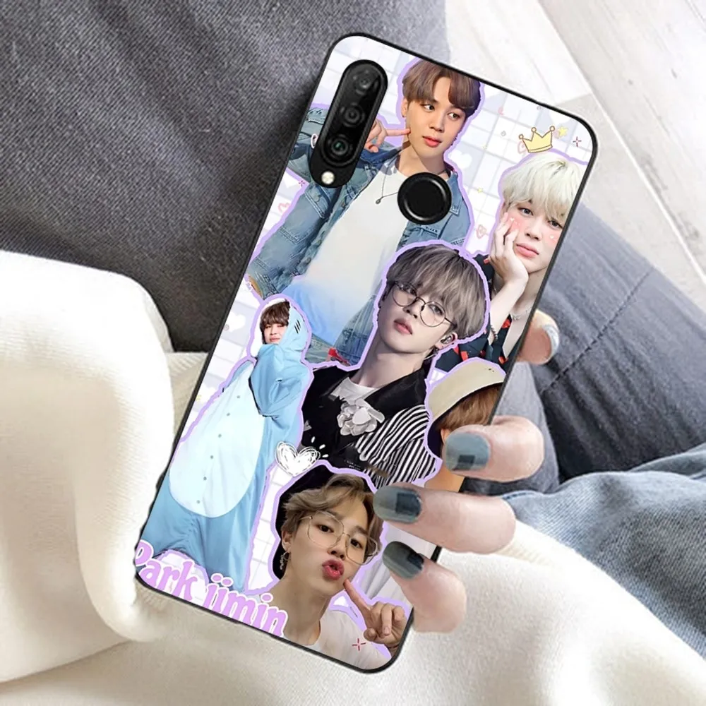 Park J-Jimin Kpop Phone Case For Huawei Honor 10 lite 9 20 7A 9X 30 50 60 70 pro plus Soft Silicone Cover