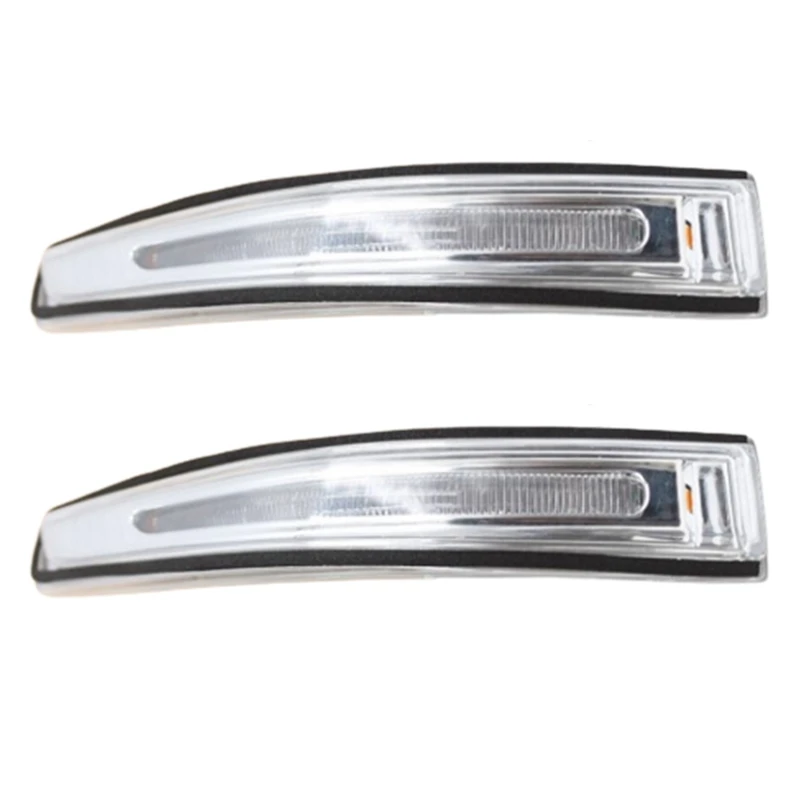 2X Right Side Mirror LED Reflector Light 87623B8000 For Hyundai Santa Fe-XL 2013-2018 Rearview Mirror Turn Signal Lamp