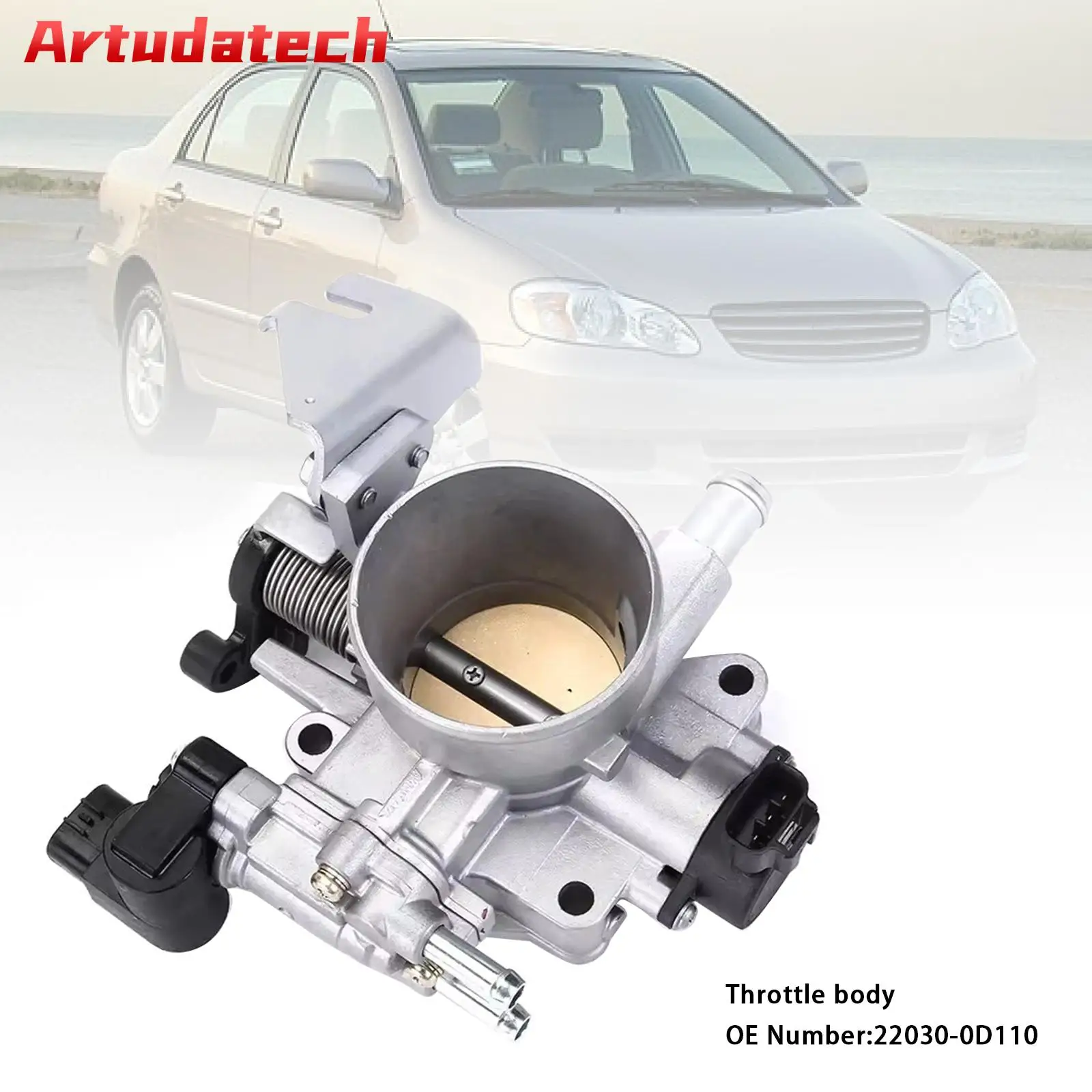 

Artudatech Throttle Body Assembly 22030-0D110 For Toyota Corolla Matrix 2003-2005 1.8L Car Accessories