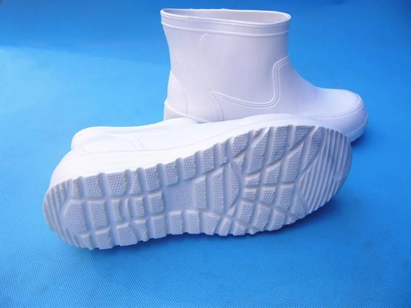 

Водонепроницаемые маслостойкие ботинки Chef Work oes до середины икры из пены EVA Мужские резиновые сапоги White Bla маслостойкие Food oes