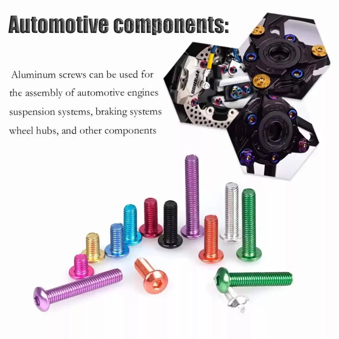 ボタンヘッドネジ、陽極酸化アルミニウム合金、アレン六角ソケットボルト、ロイヤルブルー、l = 6mm〜40mm、m3、m3.5、m4、m5、m6,5個、10個