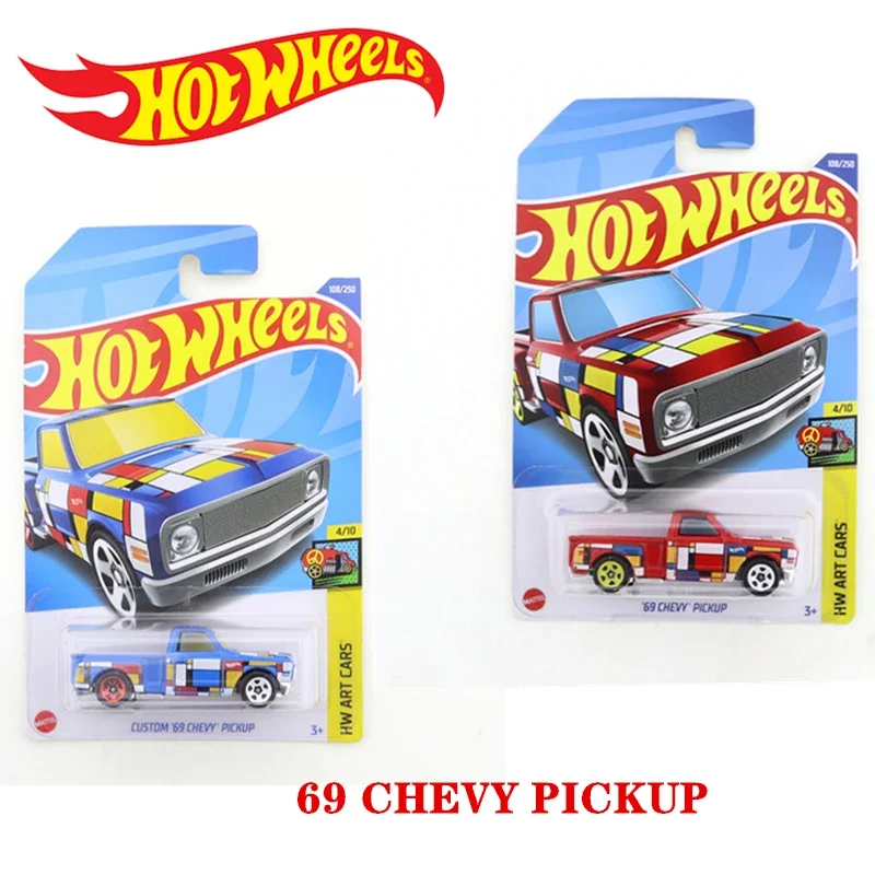 

2022-108 Hot Wheels 69 CHEVY PICKUP Mini Alloy Coupe 1/64 Metal Diecast Model Car Kids Toys Gift