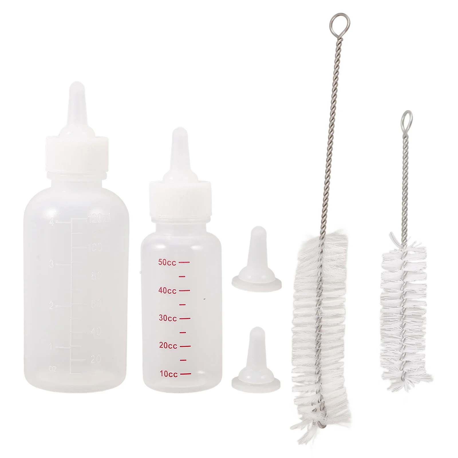 

Pet Feeding Bottle Set Small Nursing Goat Milk Silica Gel Newborn Puppy Kitten Cat Feeder Reusable Portable Easy Clean Pet