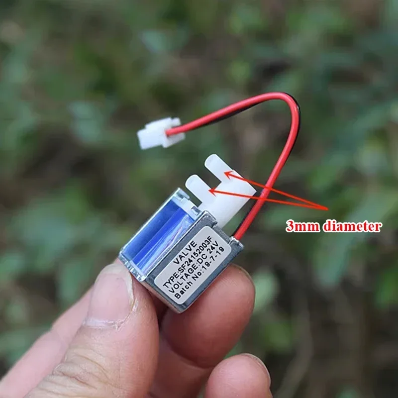 Micro électrovanne normalement fermée, DC 24V, 2 voies, mini vanne de contrôle de débit d'eau électrique, vanne d'accès à l'arrosage du jardin