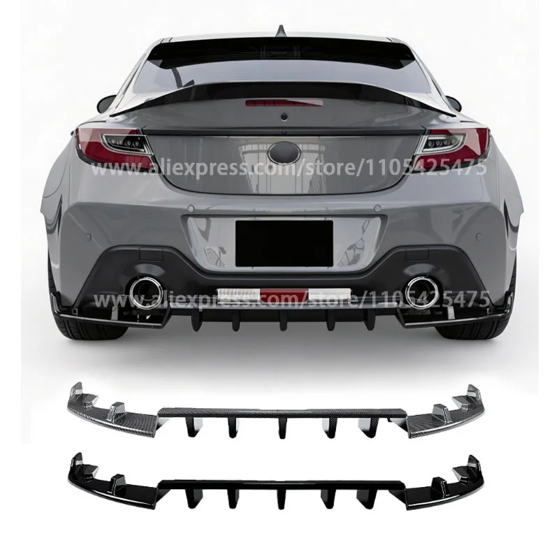 

Rear Bumper Diffuser Spoiler Lip Trunk Wing Body Kit Splitter Cover Trim Suitable for Toyota GR86 Subaru BRZ 2022+