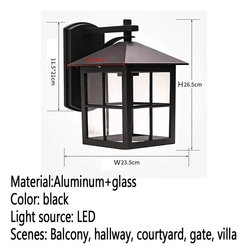 ELARA Contemporary LED Outdoor Wall Lamps Electric Simplicity Waterproof Balcony Hallway Courtyard Villa Gate Hotel