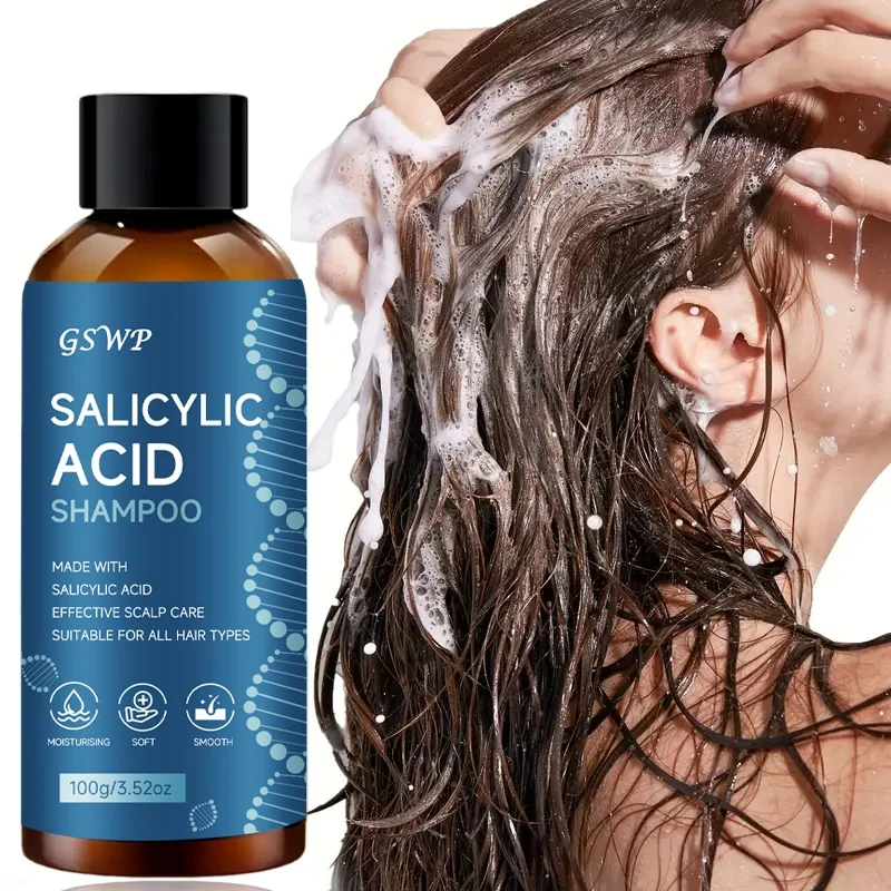 Champú con ácido salicílico GSWP que limpia suavemente, dejando el cabello con volumen, suave y profundamente hidratado sin irritación. 100g