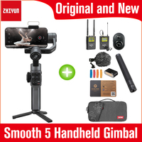 Official Zhiyun Smooth 5 3-Axis Handheld Gimbal Stabilizers for iPhone 13 12 11 X XS 8 7 Plus Samsung/Huawei/Xiaomi Smartphones