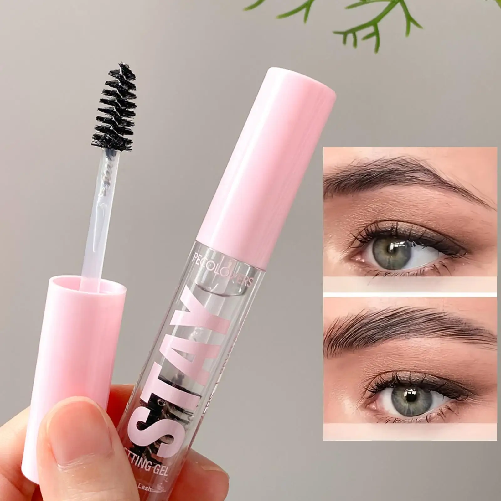 Texture douce, lustre tridimensionnel, imperméable, liquide coiffant pour sourcils, créant des sourcils sauvages naturels et impeccables, 1 pièce