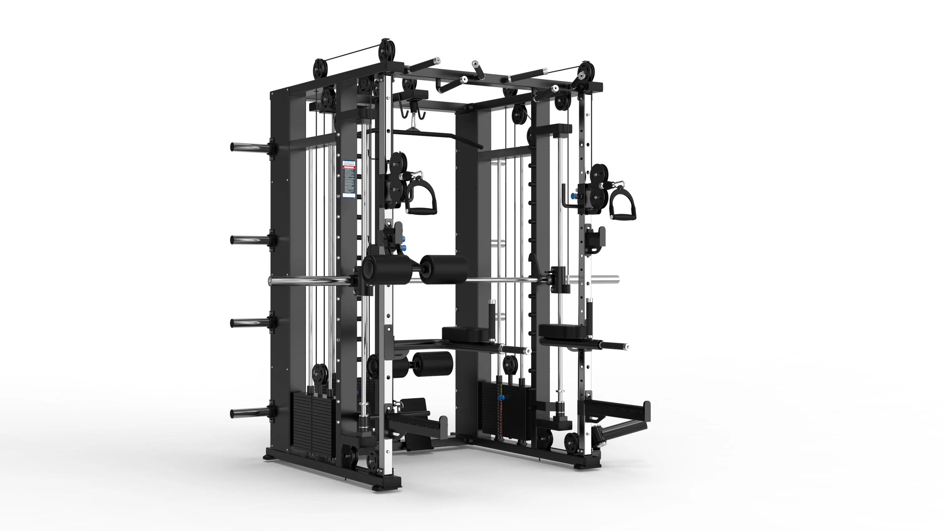 Commercial Gym Equipment Shoulder Chest Leg Press Power Squat Rack Smith Machine Multi Functional