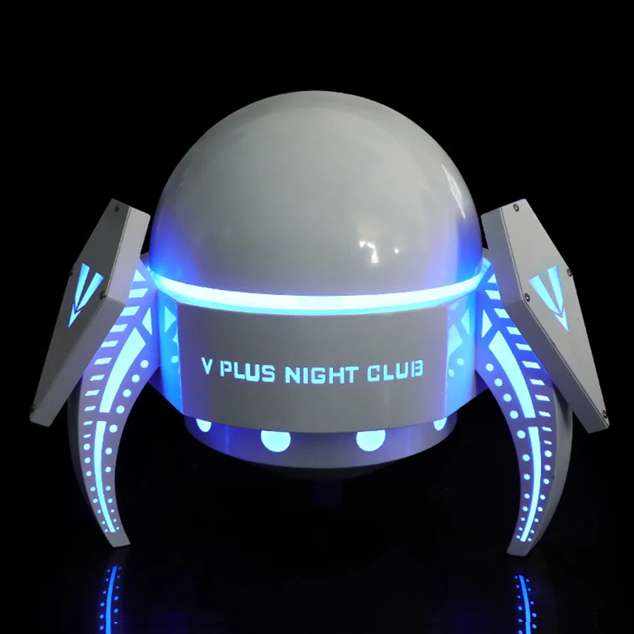 LED Champagnefles Glorifier LED Ijsemmer Ruimte Capsule Chariot Wijnkoeler Fles Display VIP Fles Service Presenter