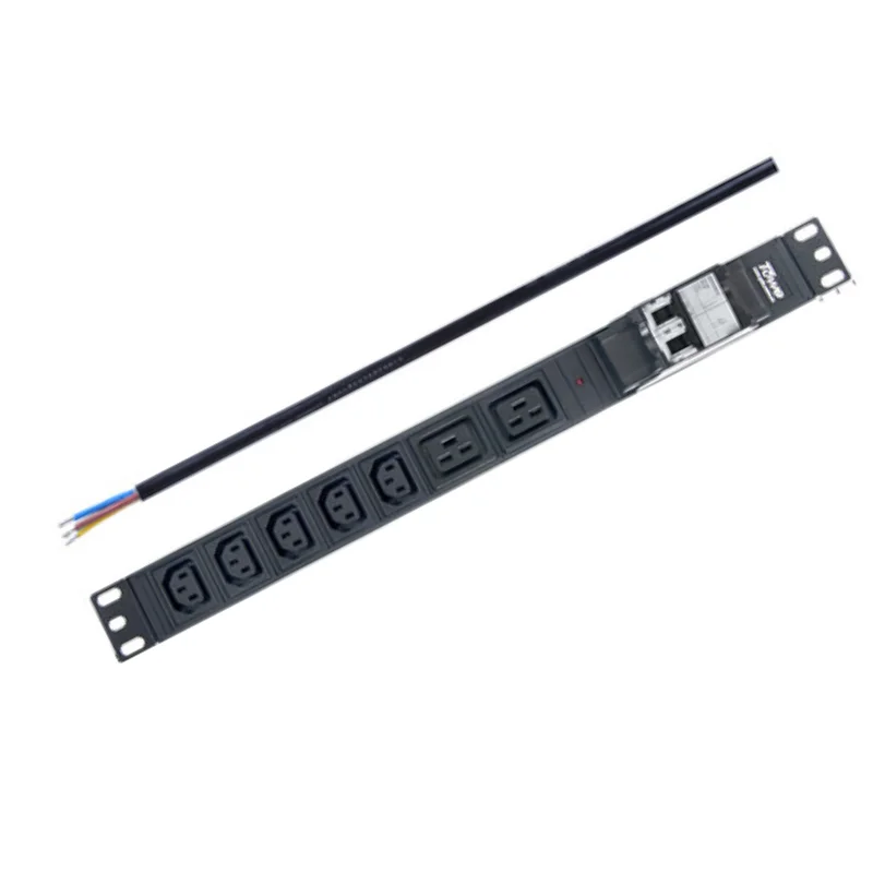 5 Ways IEC C13 + 2 Ways IEC C19 Socket 32 Amp PDU Power Distribution Unit for 19