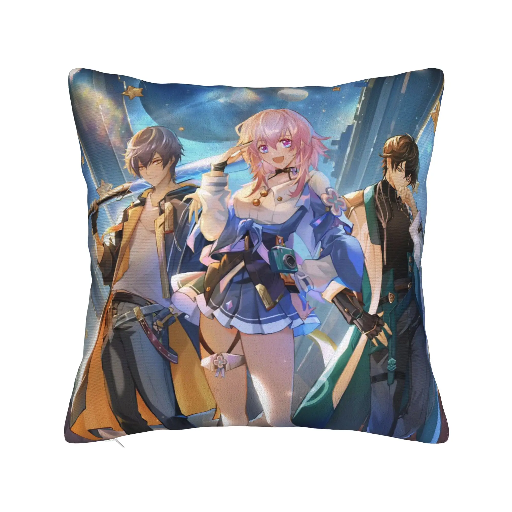 Honkai Star Rail Pillowcases Merch Printed Cushion Cover Decor  Throw Pillow Case Cover Home Multi-Size