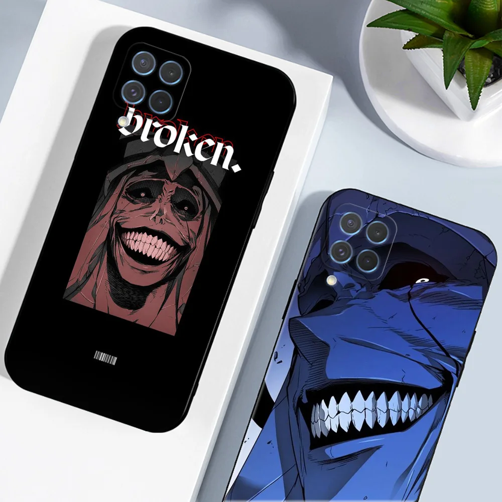 Silicone tampa traseira para samsung galaxy m62 f62 4g m625, design bonito do exército anime