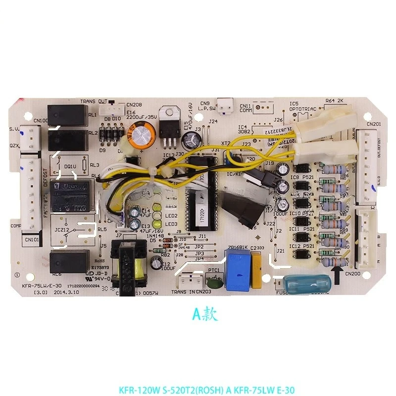 new for air conditioner computer board circuit board KFR-120W/S-520T2 KFR-75LW/E-30 PC Repair and replace parts