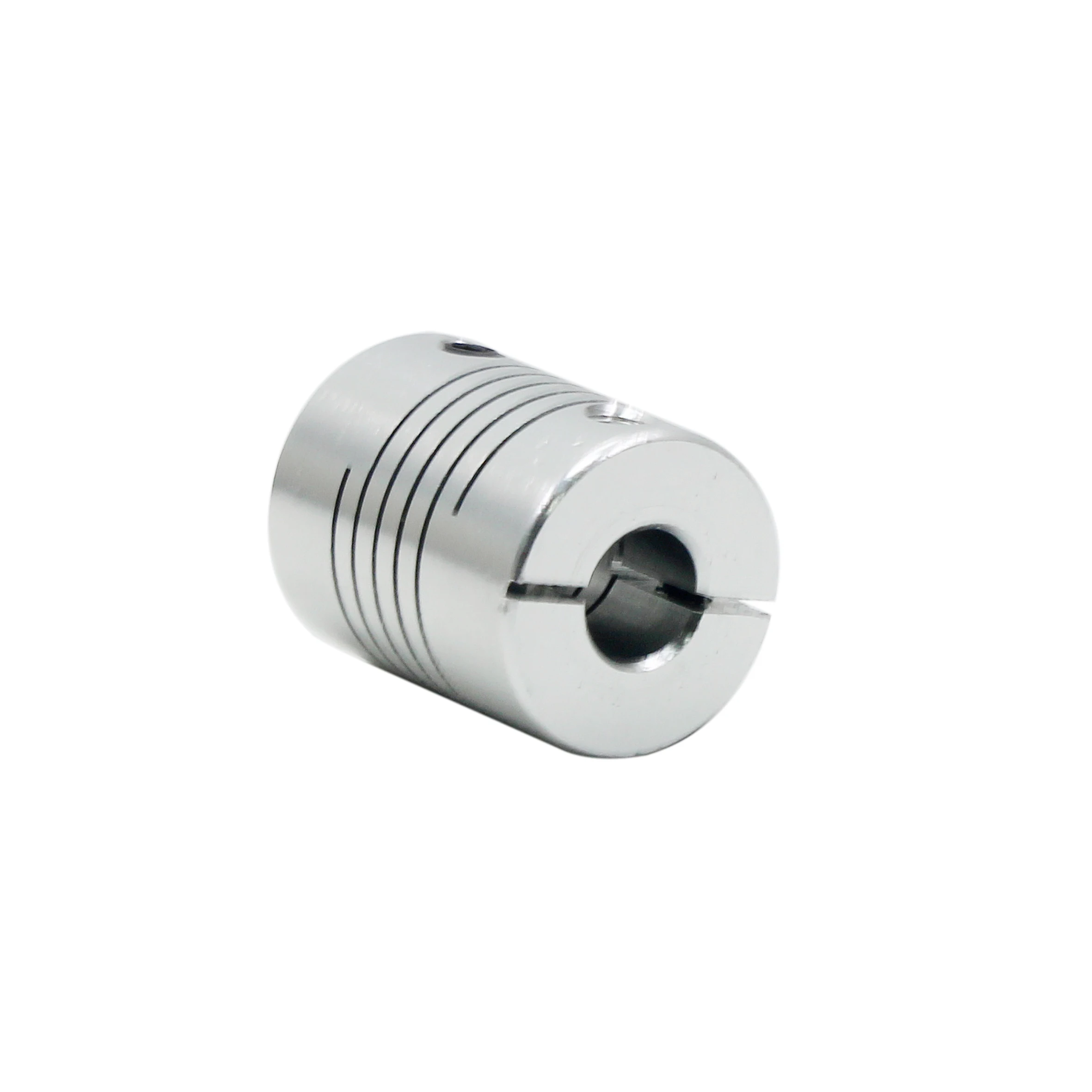 3/5PCSLR-B-D19L25 Clamping Type Aluminum Elastic Winding Shaft Coupler StepMotor Connector 5x8mm Customize Flexible CNC Coupling - view 4
