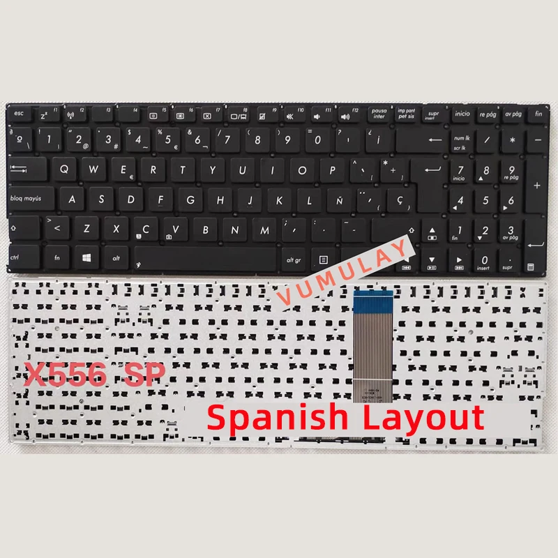 

Keyboard for ASUS X756UA X756UB X756UQ X756UV X556U X556UF X556UJ D756UA D756UX F556UB F556UQ A556UQ VM591U A556U R558UA R558UB