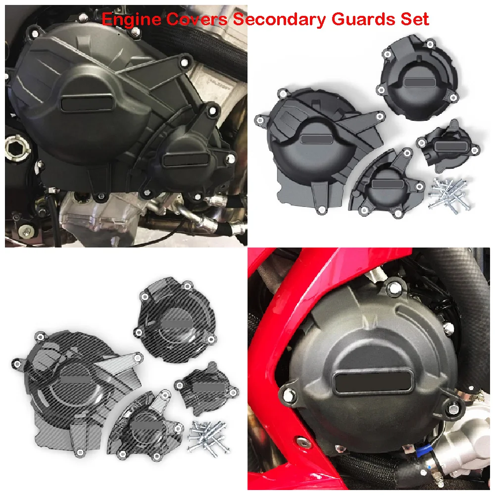 Fits for Suzuki GSX-R 1000 GSXR ABS GSX-R1000 GSXR1000RZ L7-M4 2017-2024 Motorcycle Engine Covers Set Secondary Protection Guard