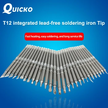 T12 납땜 인두 팁 T12-D4 DL32 D16 D08 KL KR JS02 교체 히터 납땜 헤드 범용 T12 용접 스테이션 디지털