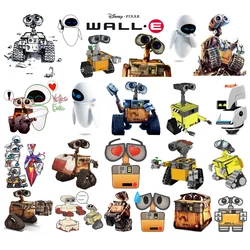 Disney children's movies WALL-E clothes stickers Cute Robots Iron on patches Applique for clothes free shipping