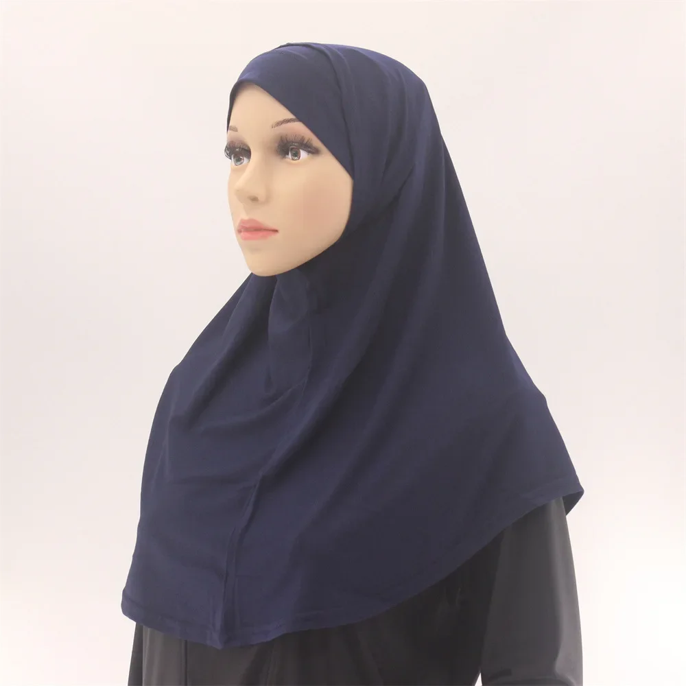 

Instant Scarf Hat 2 Piece Set Muslim Women Hijab Pull On Ready Made To Wear Headscarf Islamic Prayer Hijabs Shawls Wrap Turban