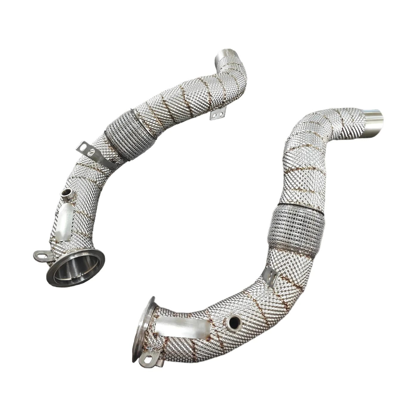 For BMW X5M F85 X6M F86 4.4T Downpipe Heatshield Racing Downpipe