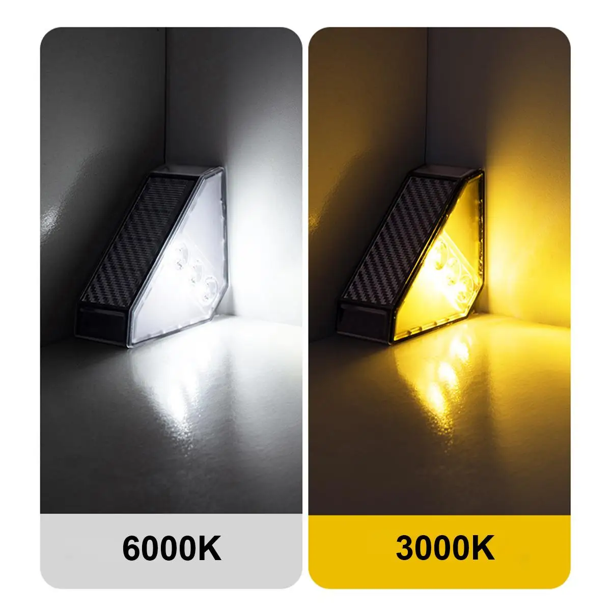 Solar geführte Schrittlampe Treppenlampen angetrieben Lampen Licht hohe helle Tür Vorderseite im Freien installieren freies Design kein widerstandsfähiges wasserdicht