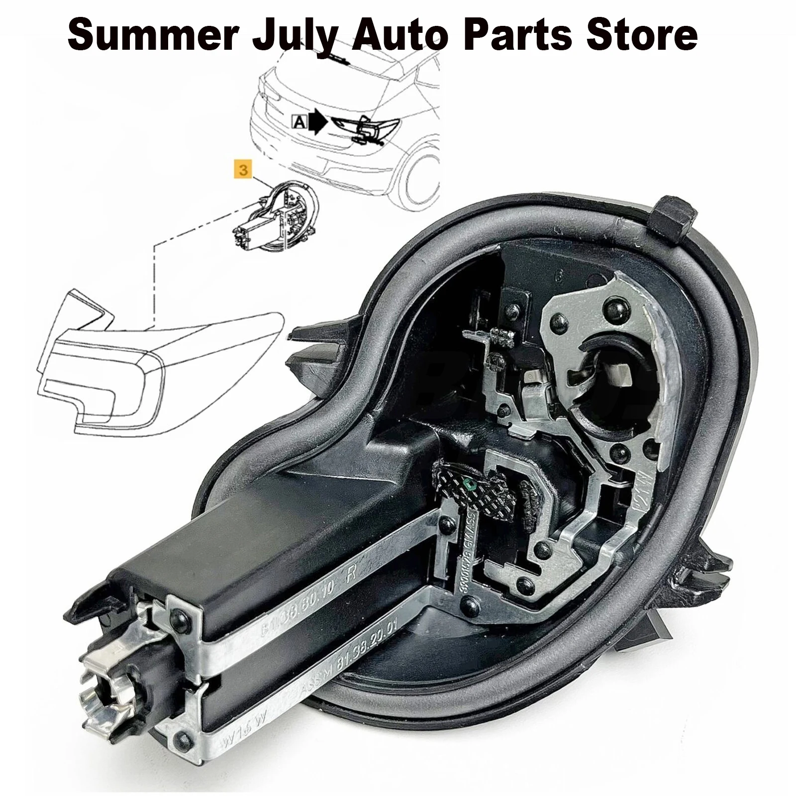 

1PC Tail Light Bulb Holder & Repair Plug Rear Left Right Side Replacement For Vauxhall Astra K 2016+ 39001577 39001578