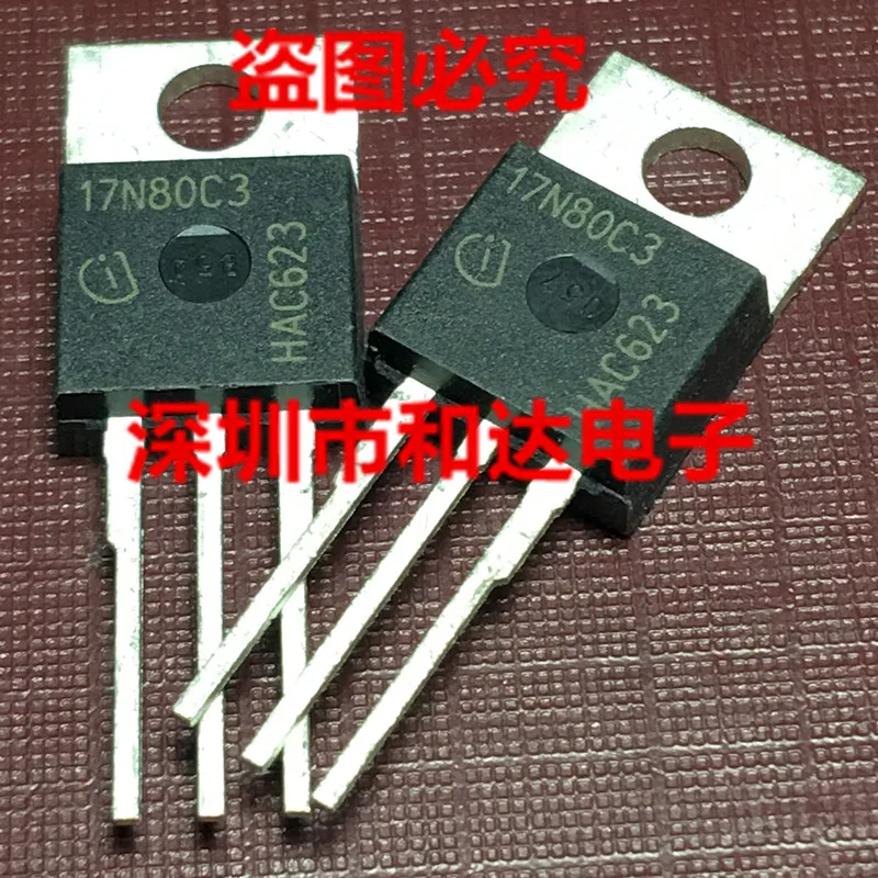 SPP17N80C3 MOS TO-220 오리지널, 5 개-10 개, 재고 있음, 신제품