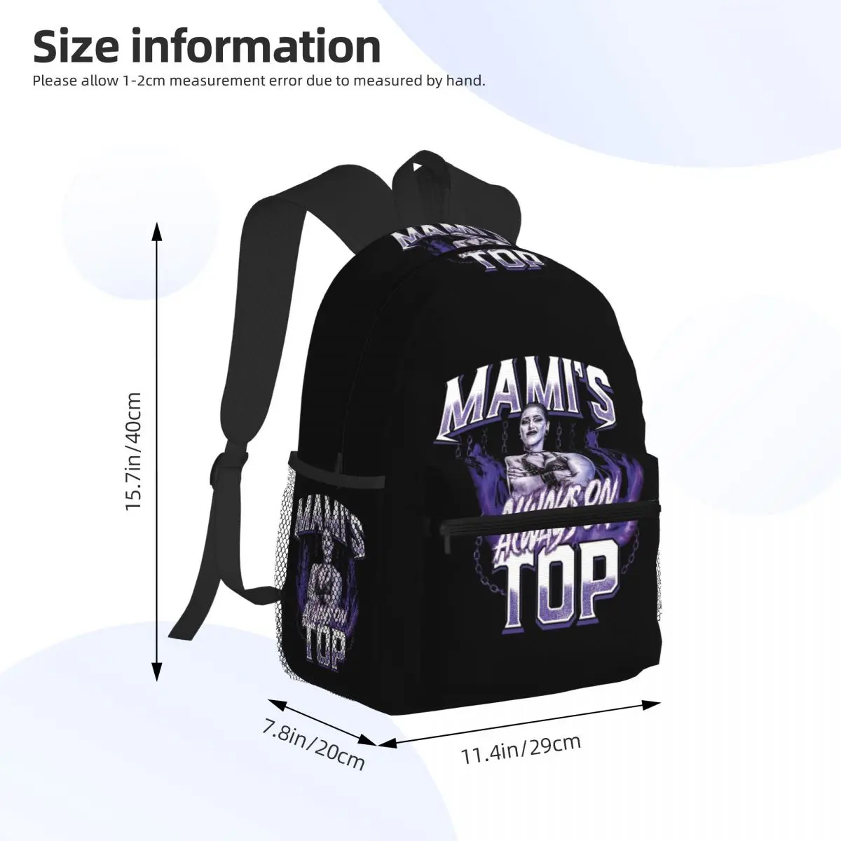 Plecak szkolny Rhea Ripley dla studentów, plecak turystyczny, plecak podróżny, plecak na co dzień dla kobiet i mężczyzn, modny plecak na książki, torby na ramię.