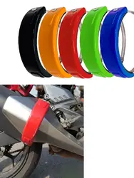 Silenciador de escape Universal para motocicleta, Protector para Motocross, 5 colores