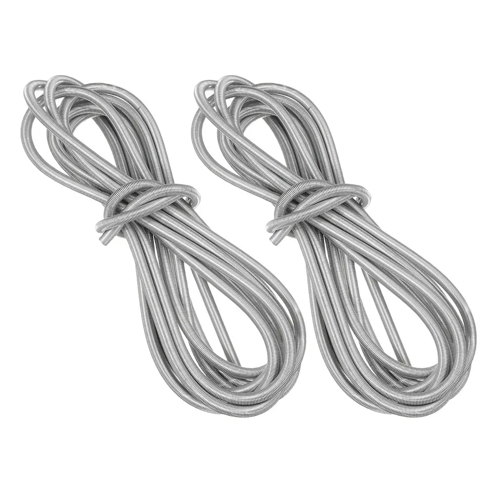 2 Pcs Line Guard Protection Sleeve Automotive Cable Tube Stainless Fittings