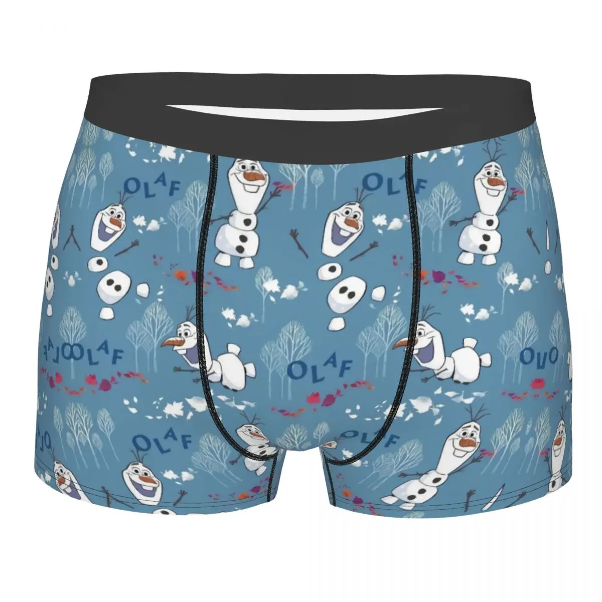 Custom Frozen Olaf Elsa Boxers Shorts Men Briefs Underwear Novelty Underpants