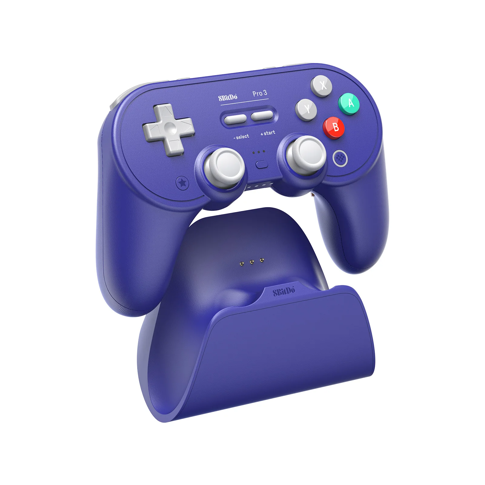 Беспроводной Bluetooth-контроллер 8BitDo Pro 3 Джойстики TMR с зарядной док-станцией для коммутатора 1/2 Windows Apple Android SteamOS Фото №3