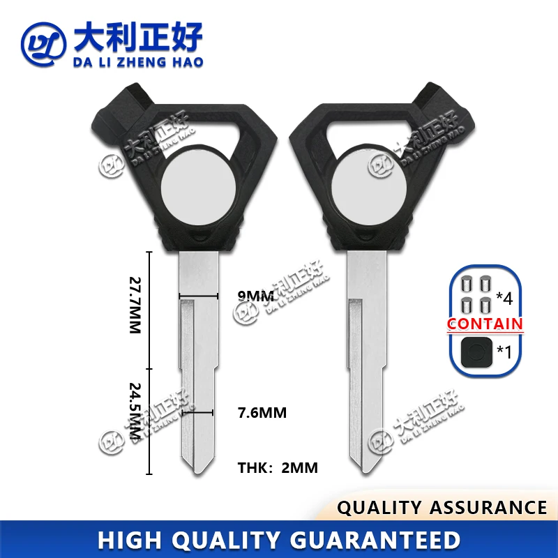 DL Motorcycle Keys for YAMAHA Magnet Anti-theft Lock VOX BWS 4V BWS125 VOX50 GTR125 JOG Motorcycle Key with Magnet Sticker