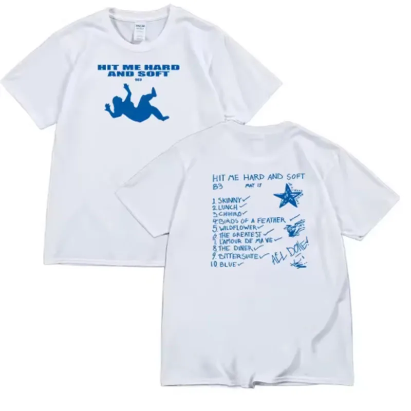 الصيف الرجال والنساء تي شيرت بيلي ضرب لي الصلب والناعم تي شيرت مطبوع س الرقبة القطن الأوروبي حجم عادية قصيرة الأكمام