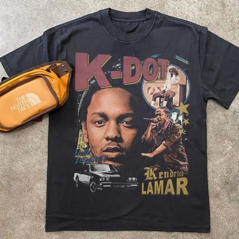 تي شيرت K D0T Kedrick Lamar Retro Vintage Graphic Tee S 5Xl #1