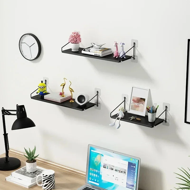 Space-saving Without Punching Wall-mounted Storage Rack for Router and WiFi