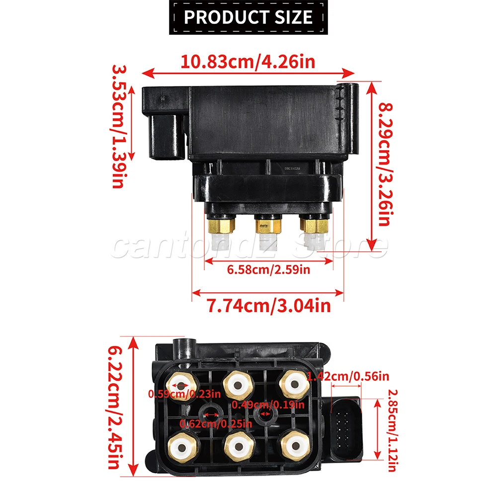 New For Audi Q7 4L for Porsche Cayenne for VW Touareg 7L0698014 7P0698014 Air Suspension Compressor Supply Solenoid Valve Block