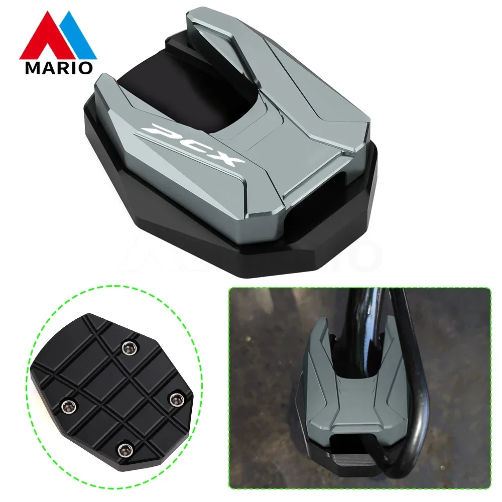 

For Honda PCX 160/150/125 PCX160 PCX 150 PCX125 2010-2023 2022 2021 Motorcycle Accessories Side Stand Pad Extension Plate