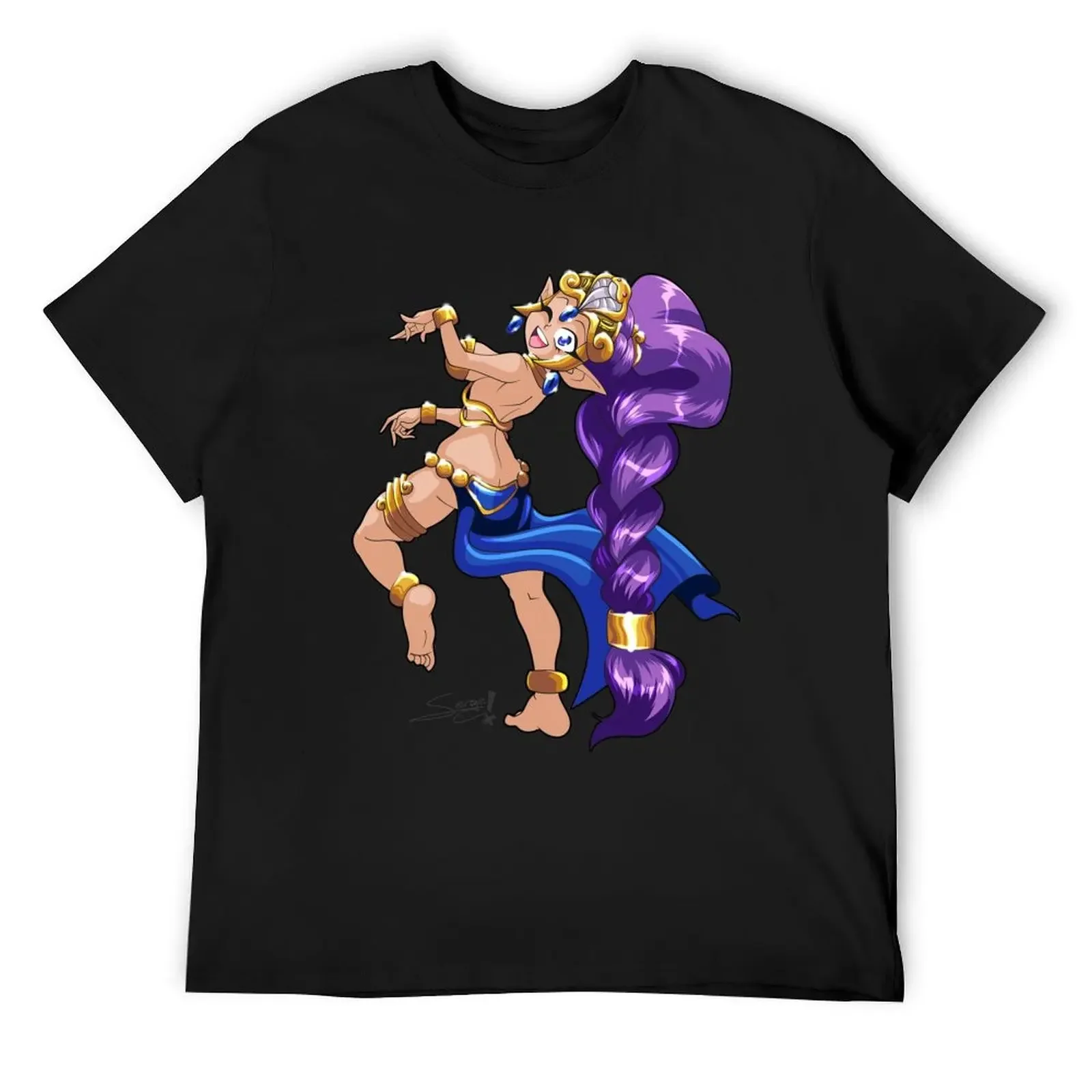 Shantae - Princess T-Shirt quick drying street wear anime shirts men