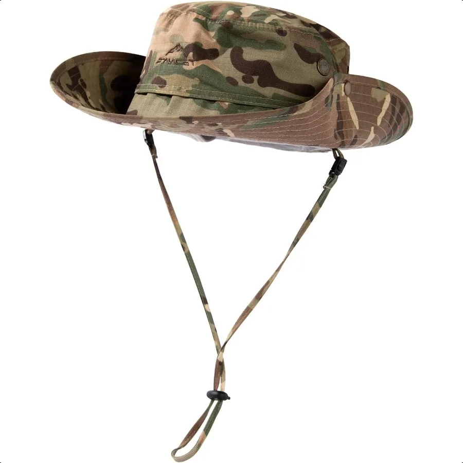 

Oversize XL XXL Large Wide Brim Waterproof UPF 50+ Bucket Sun Summer Travel Fishing Hiking Fisherman Hat Detachable Chin