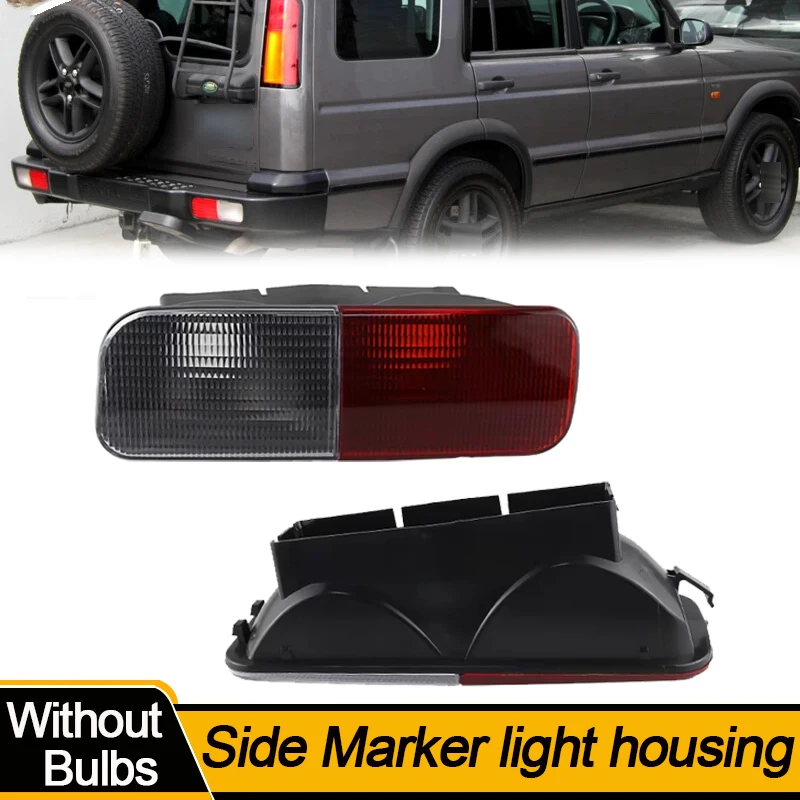 2PCS For Land Rover Freelander 1 1998 1999 2000-2004 Discovery 2 II 2003 2004 Turn Signal Bumper Brake Lamp Cover shell No bulb