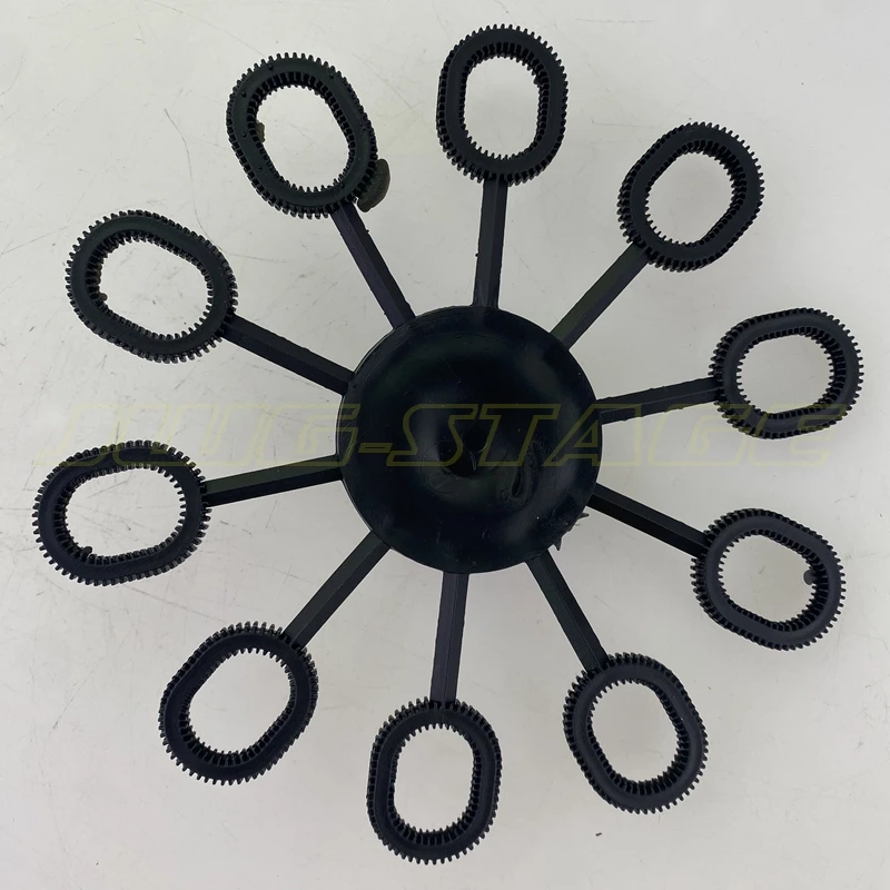 2 قطعة 155 مللي متر عجلة آلة الفقاعات الصغيرة ، مرحلة آلة فقاعة الطرف المكره عداء عجلة ريشة ، عجلات صانع الفقاعات قطر 15 سنتيمتر #3