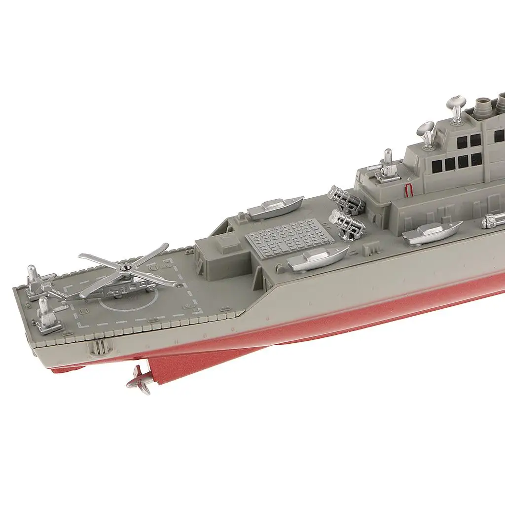 Plastic Model Battleship Kit Miniature Ship Model for Collectible Fans and Home Decoration