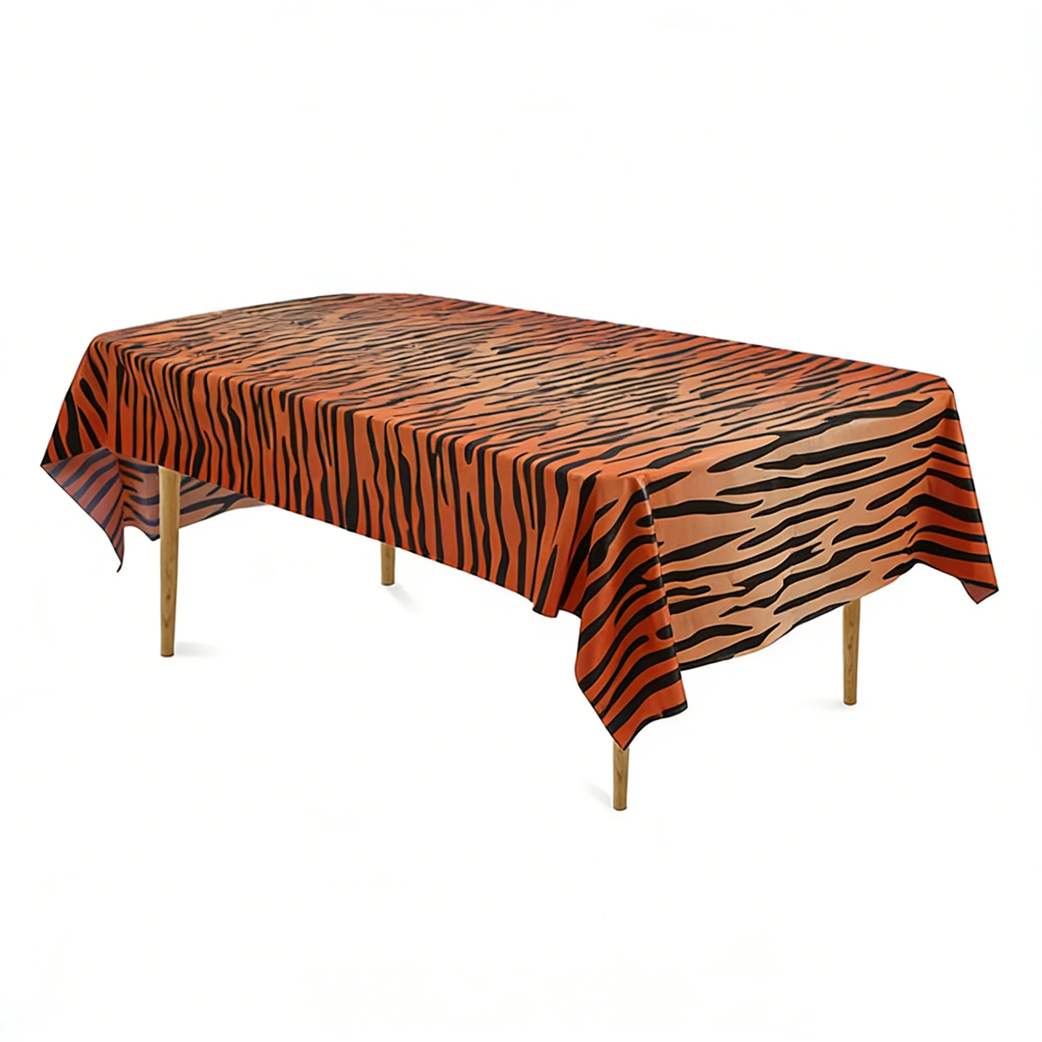 1pc Kuh Druck Tischdecke Einweg Rechteck Kunststoff Tisch Abdeckung Cowboy Tischdecke für Tier Themen Geburtstag Party Decor – Detail 4