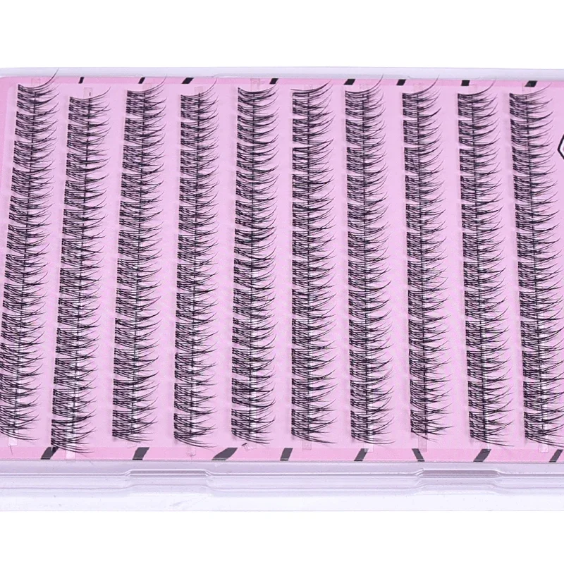 Pestañas Postizas Autoadhesivas Esponjosas con Diseño de Cola de Pez Sin Pegamento Anime Gruesas Curling de Girasol Kit DIY Extensión 5